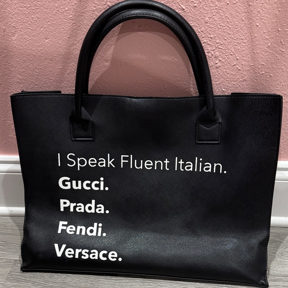 Los Angeles Trading Co Statement Vegan Leather Tote